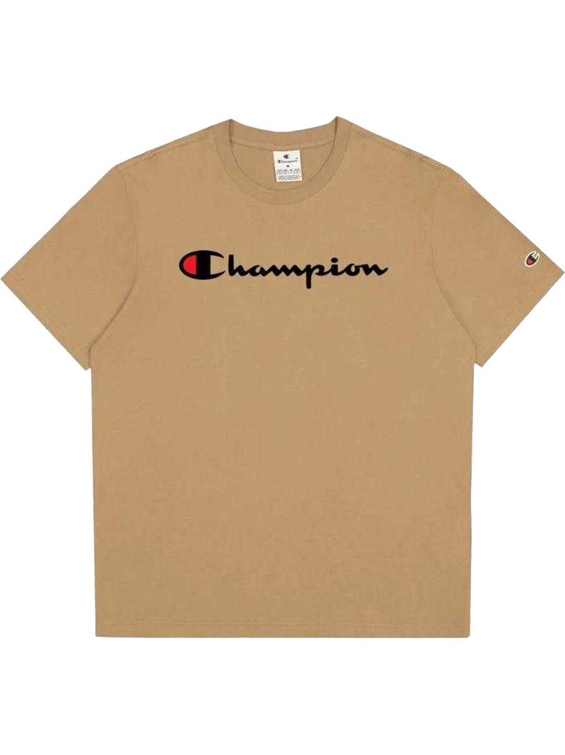 T-shirt motif/style logo - champion Beige - Kiabi