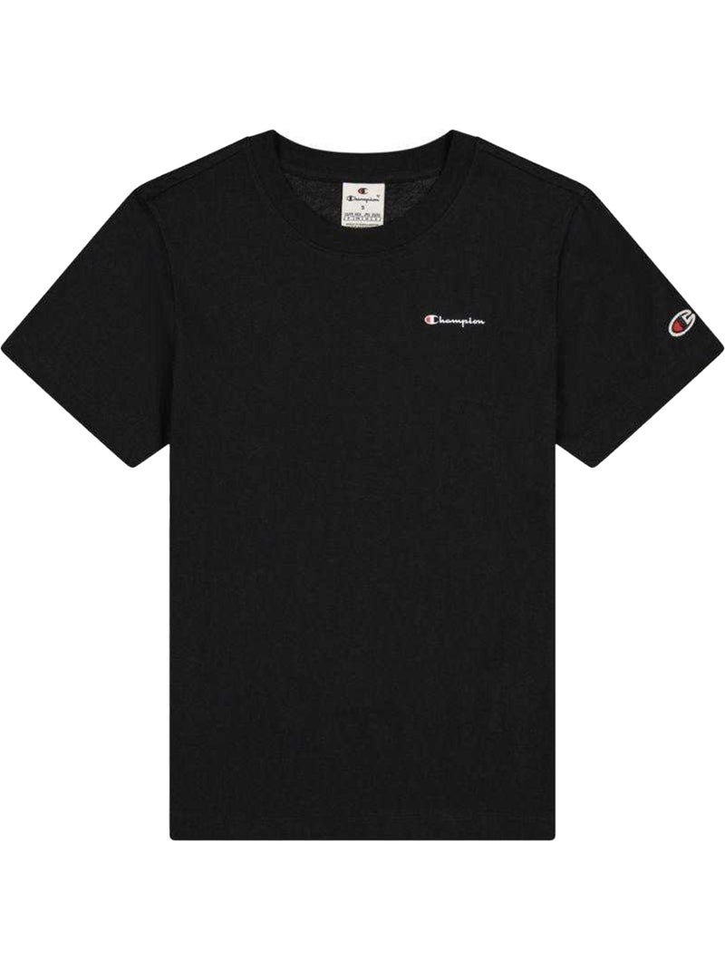 T-shirt motif/style logo - champion Noir - Kiabi