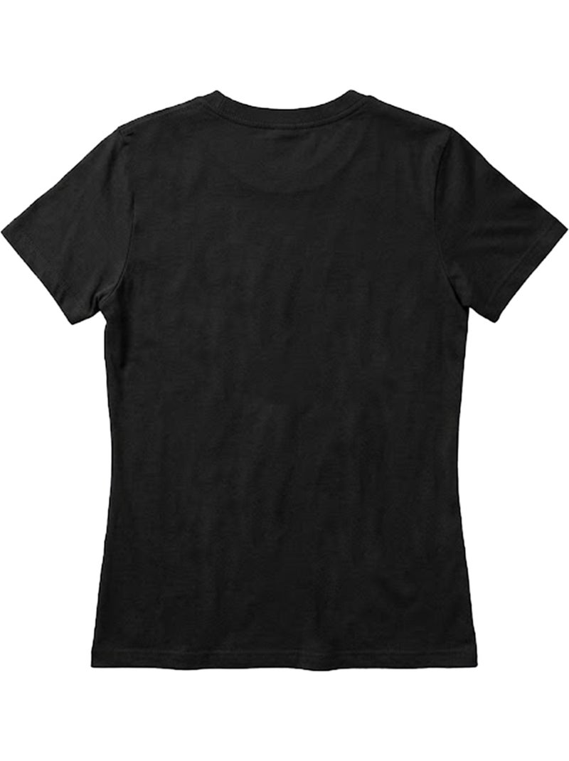T-shirt motif/style logo - friends Noir - Kiabi