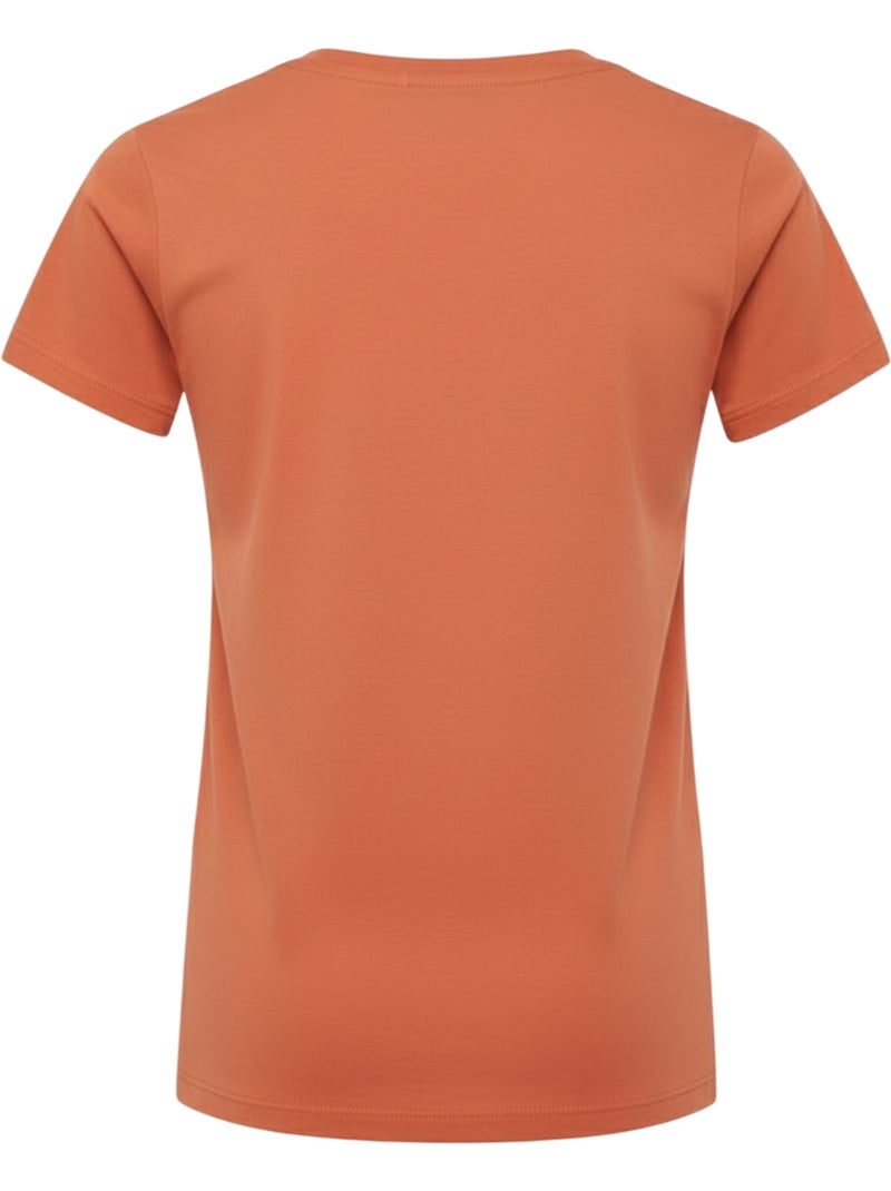 T-shirt motif/style logo - pepe jeans Orange - Kiabi