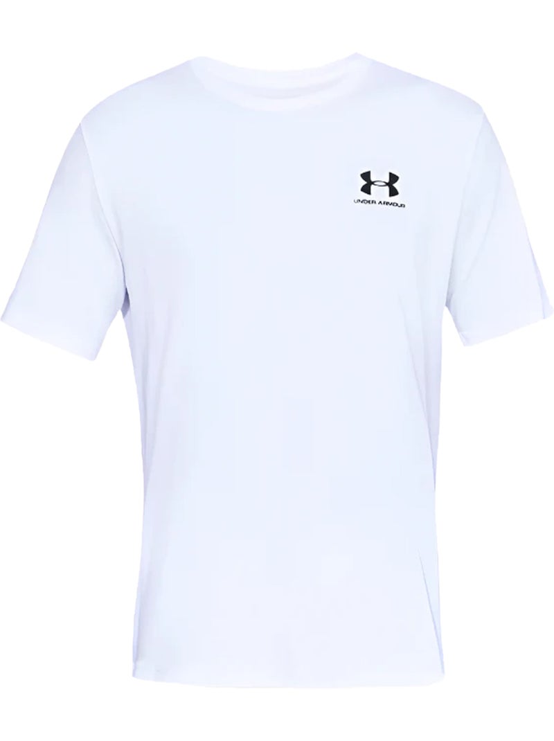 T-shirt motif/style logo - sous armure Blanc - Kiabi
