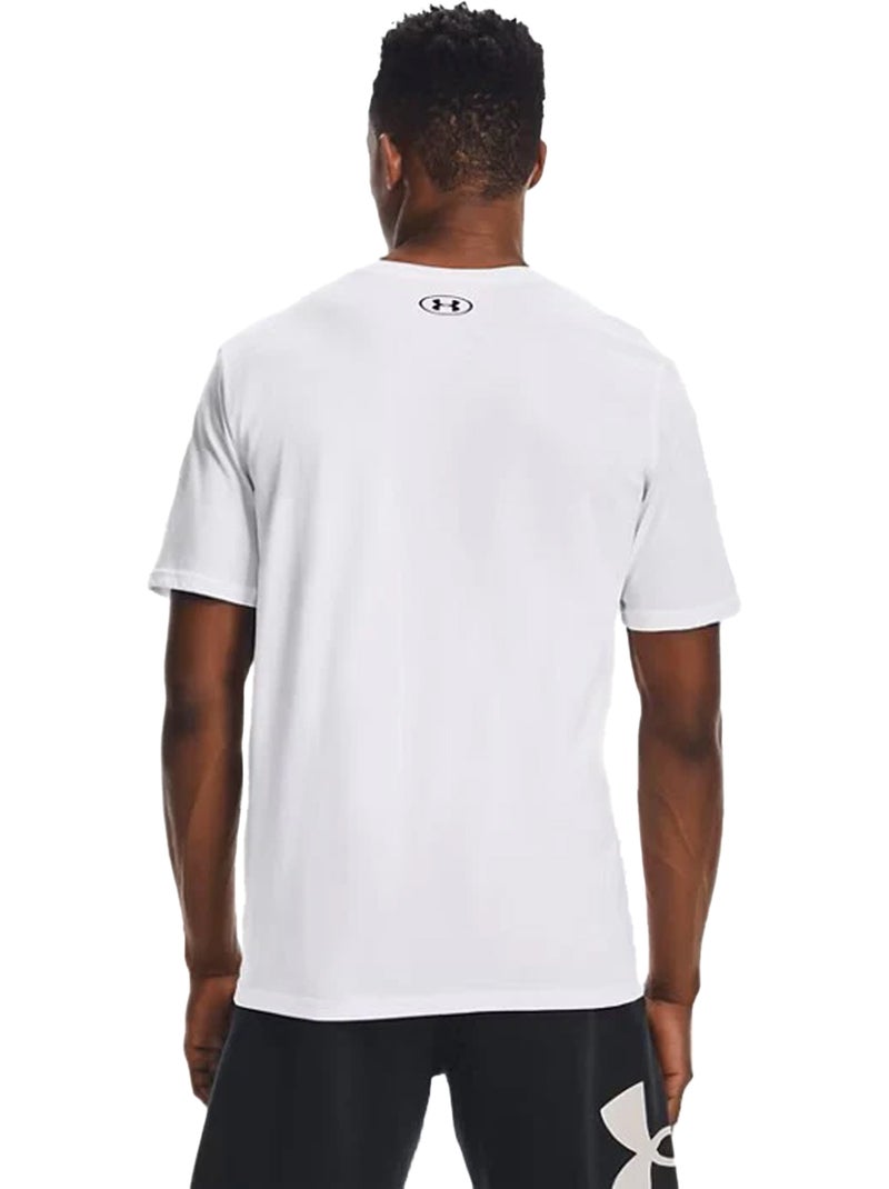 T-shirt motif/style logo - sous armure Blanc - Kiabi