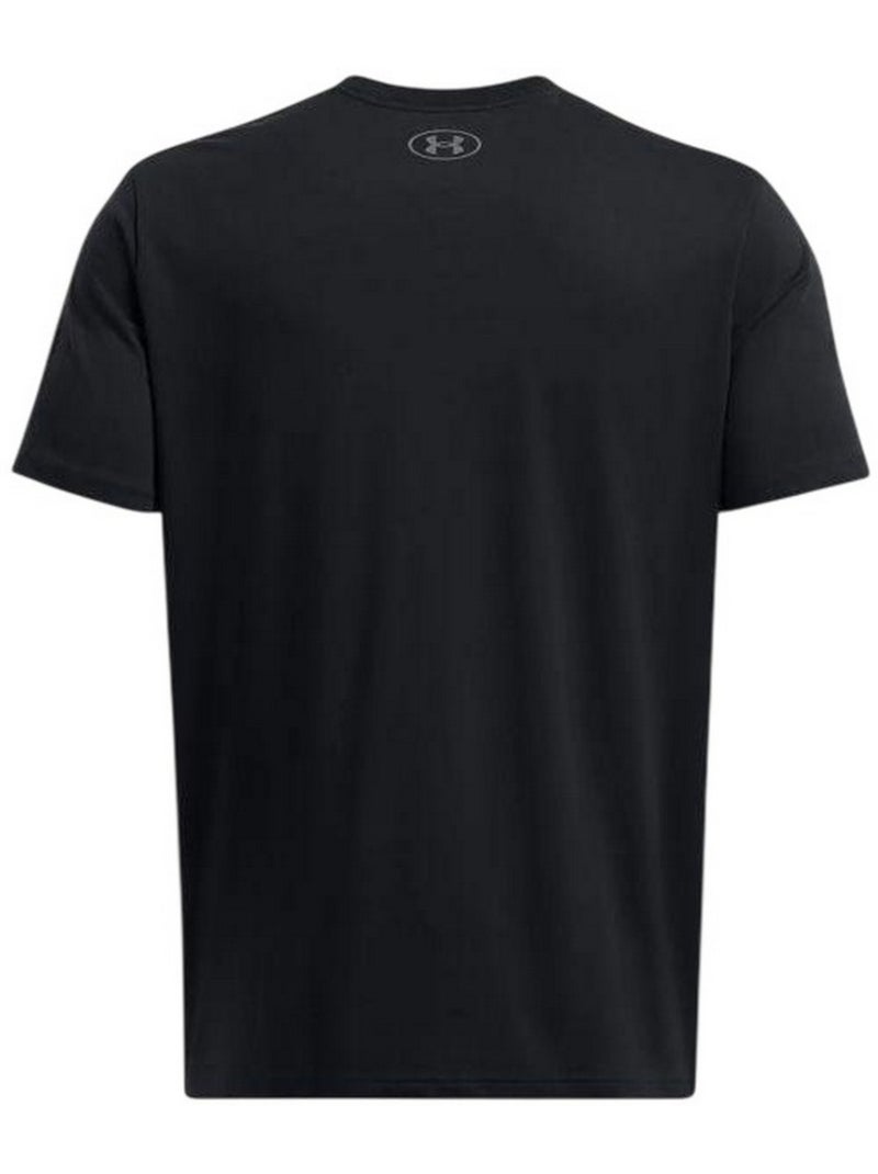 T-shirt motif/style logo - sous armure Noir - Kiabi