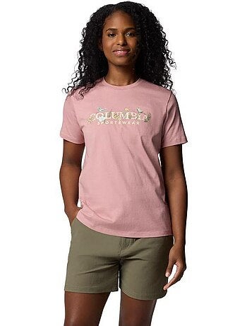 T-shirt motif/style logo boundless beauty - columbia