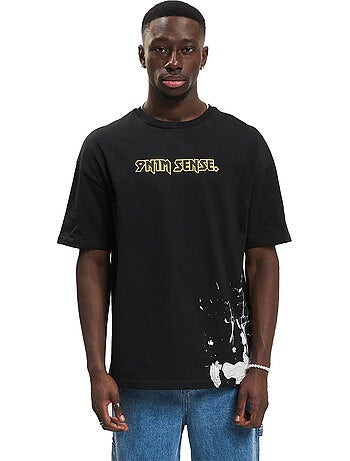 T-shirt motif/style logo gothique - 9n1m sense