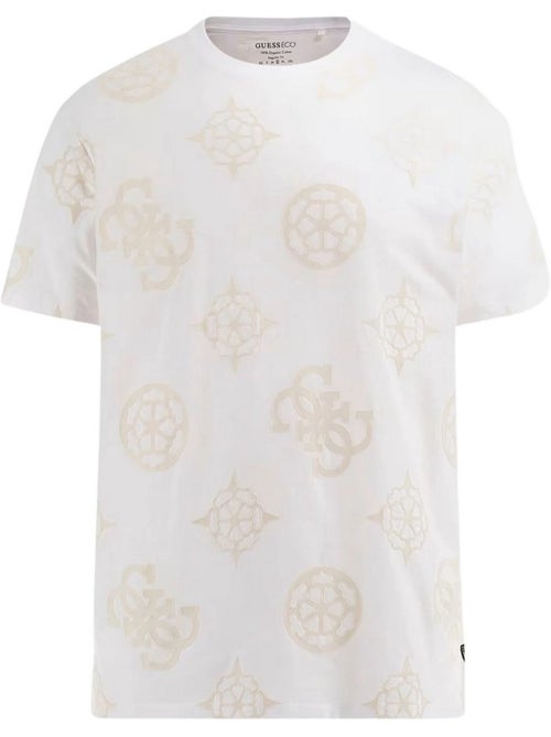 T-shirt motif/style logo répété - guess - Kiabi