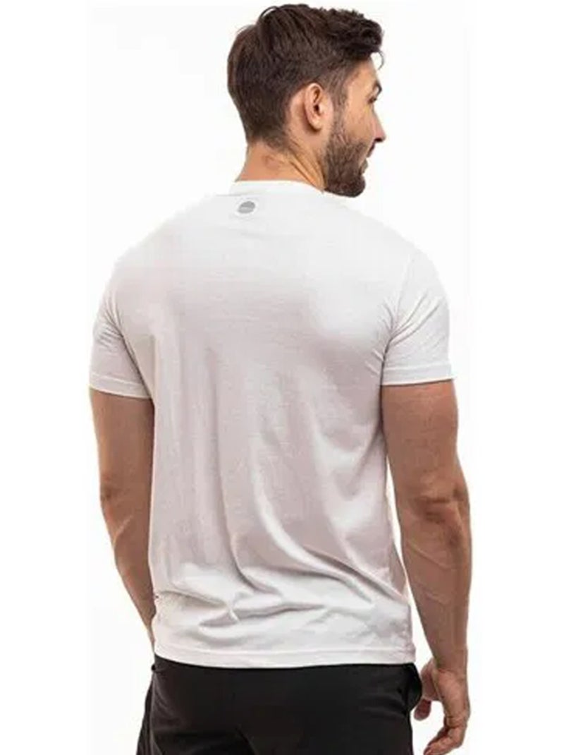 T-shirt motif/style logo répété - ozoshi Blanc - Kiabi