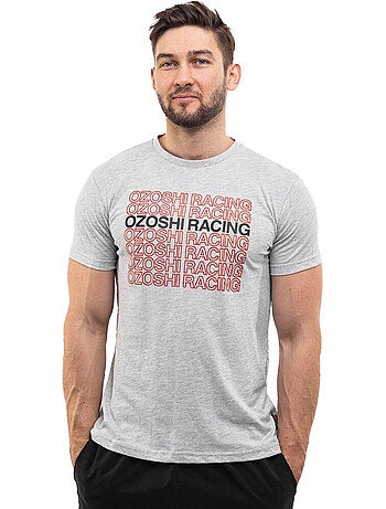 T-shirt motif/style logo répété - ozoshi