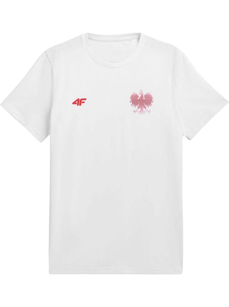 T-shirt motif/style logo rl9 - 4f Blanc - Kiabi
