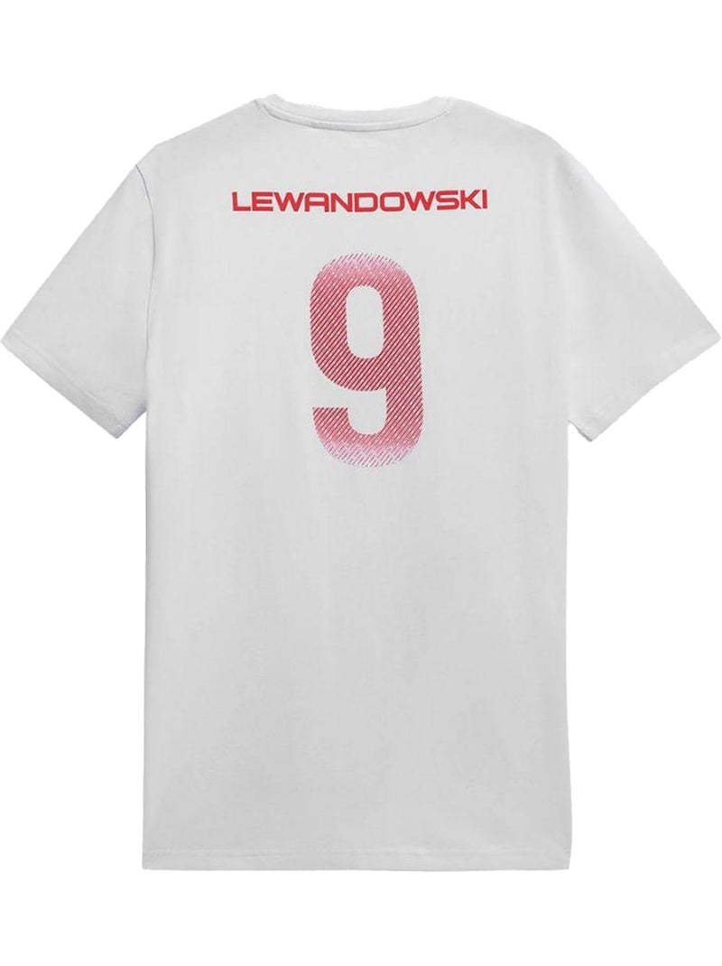 T-shirt motif/style logo rl9 - 4f Blanc - Kiabi