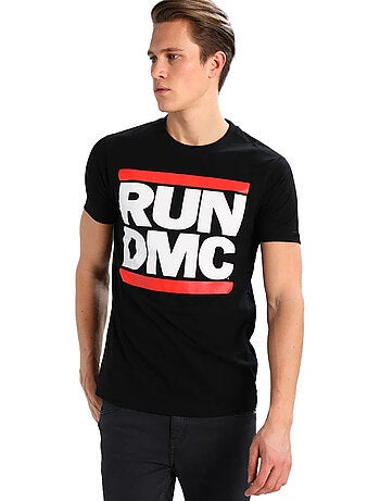 T-shirt motif/style logo run-dmc - mister tee