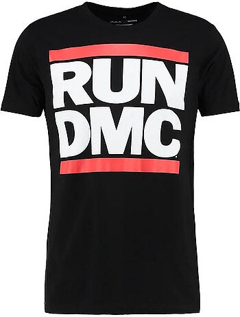 T-shirt motif/style logo run-dmc - mister tee