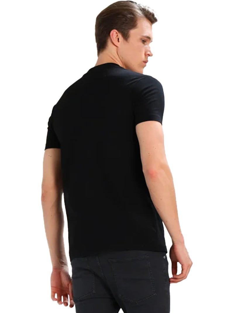 T-shirt motif/style logo run-dmc - mister tee Noir - Kiabi