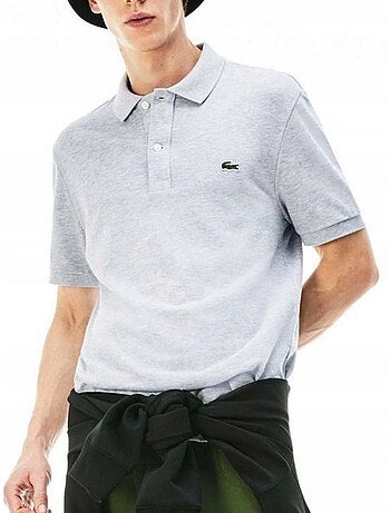 T-shirt motif/style logo sur poitrine - lacoste