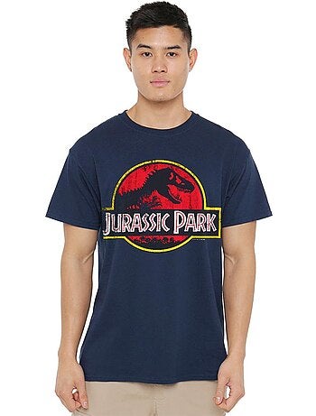 T-shirt motif/style logo usé - jurassic park