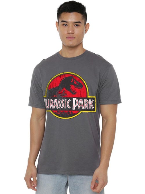 T-shirt motif/style logo usé - jurassic park - Kiabi T-shirt motif/style logo usé - jurassic park - Kiabi