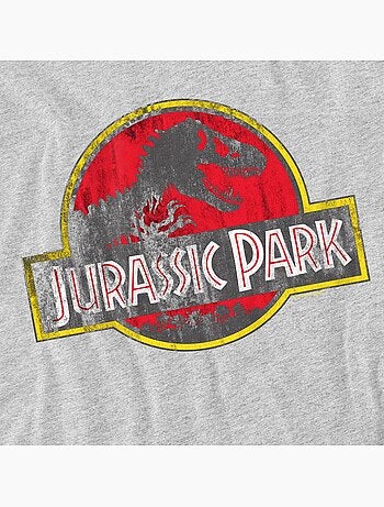 T-shirt motif/style logo usé - jurassic park