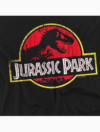 T-shirt motif/style logo usé - jurassic park