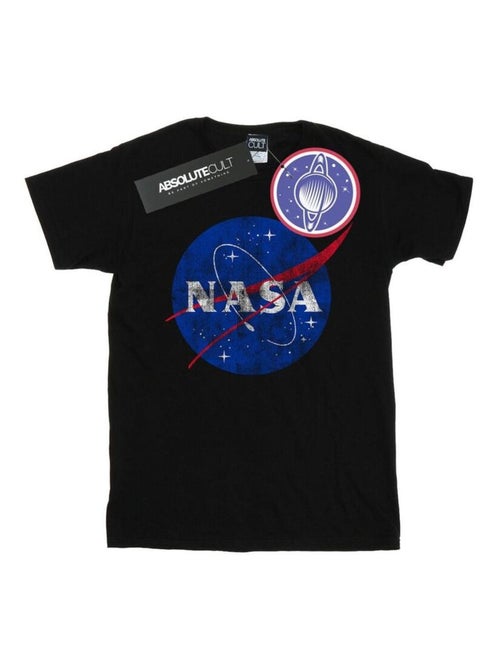 T-shirt motif/style logo usé insignia - nasa - Kiabi