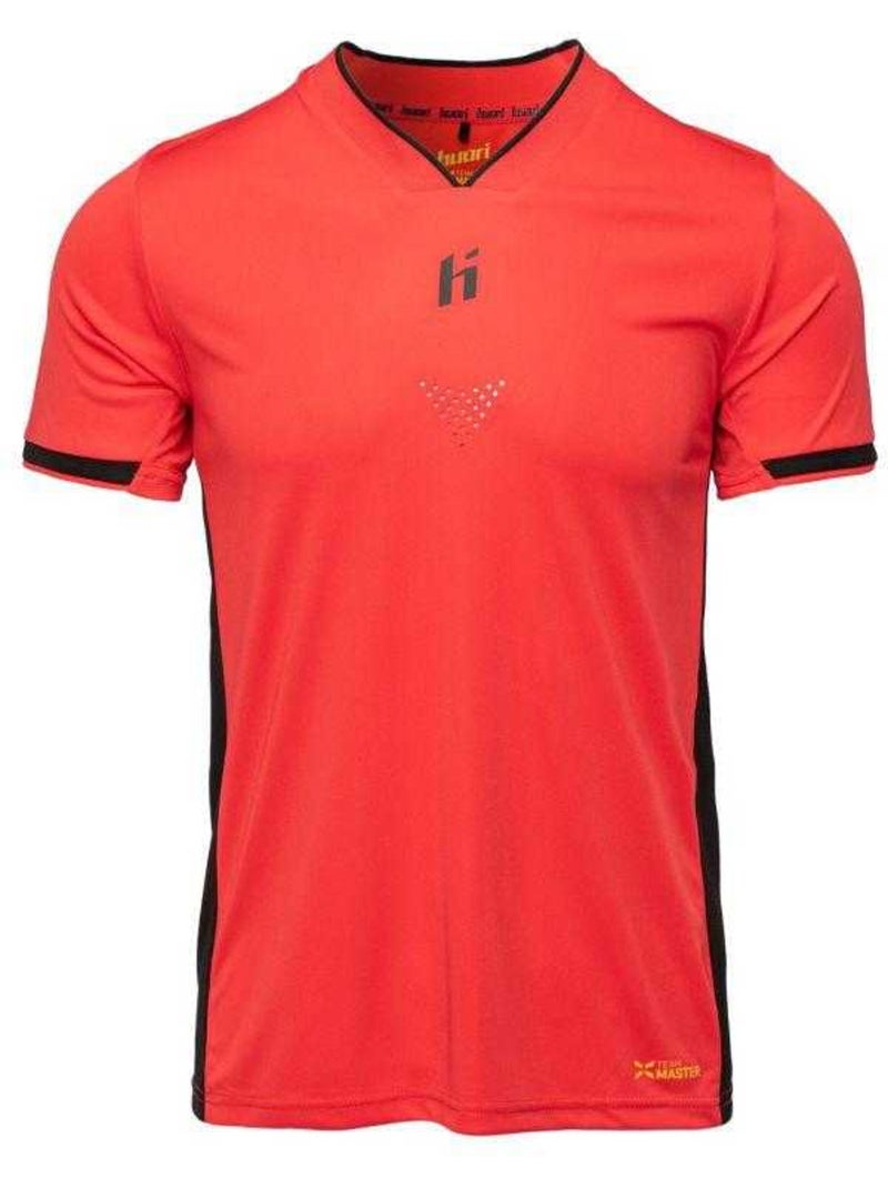 T-shirt motif/style logo xeno - huari Rouge - Kiabi