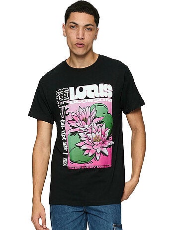 T-shirt motif/style lotus - mister tee