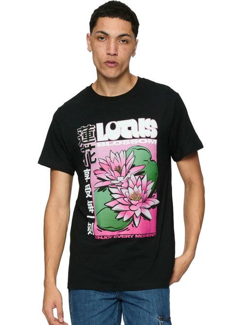 T-shirt motif/style lotus - mister tee - Kiabi