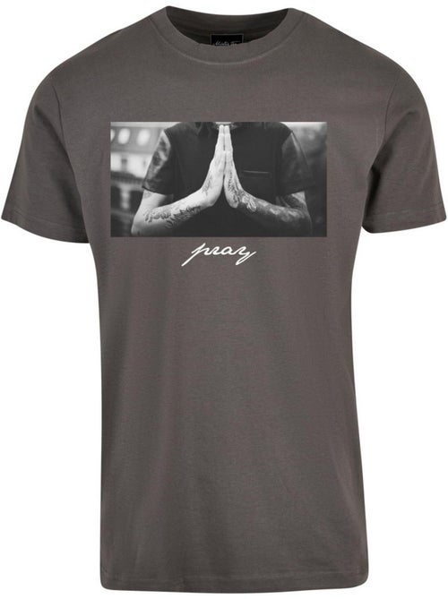 T-shirt motif/style mains jointes en prière - mister tee - Kiabi