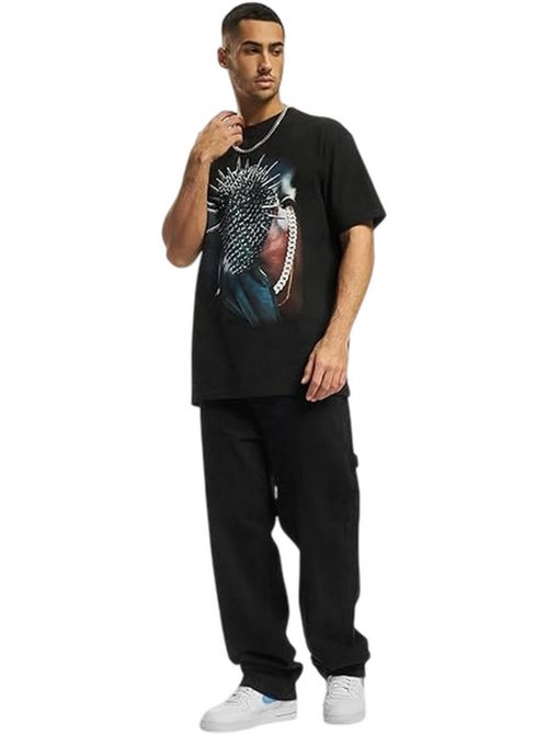 T-shirt motif/style masque épineux - mister tee - Kiabi