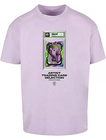 T-shirt motif/style mélangé - mister tee