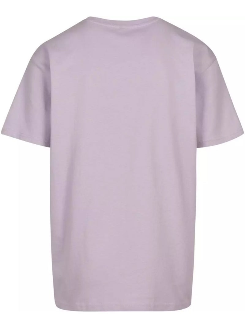 T-shirt motif/style mélangé - mister tee Mauve lilas - Kiabi