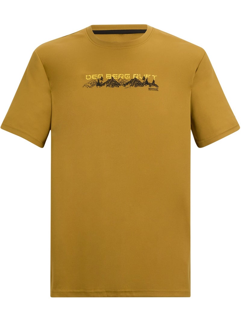 T-shirt motif/style montagne fingal slogan - regatta Marron - Kiabi