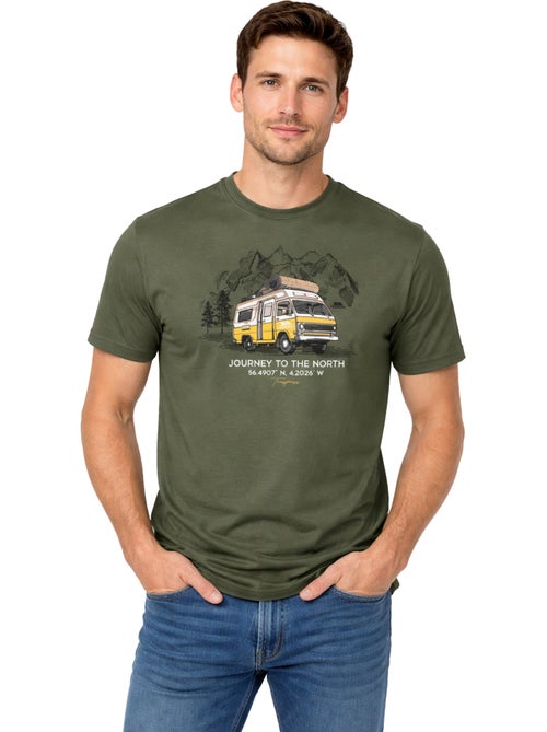 T-shirt motif/style montagne tokso - trespass - Kiabi T-shirt motif/style montagne tokso - trespass - Kiabi