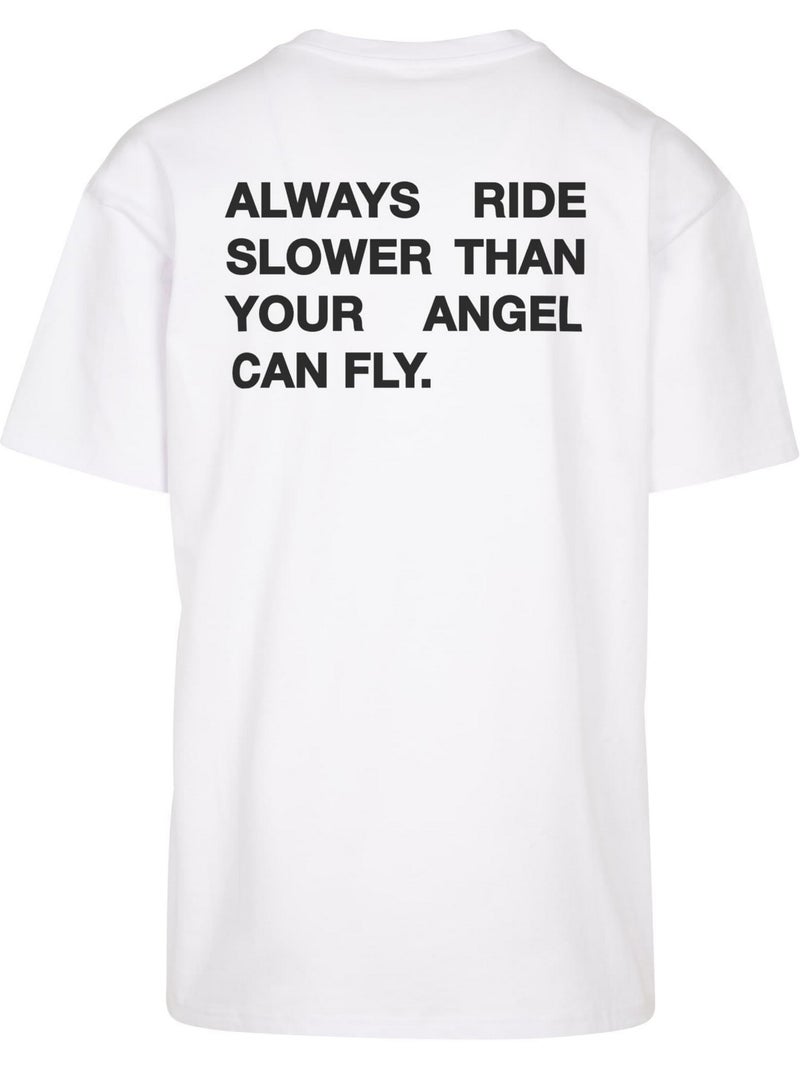T-shirt motif/style moto gp - mister tee Blanc - Kiabi