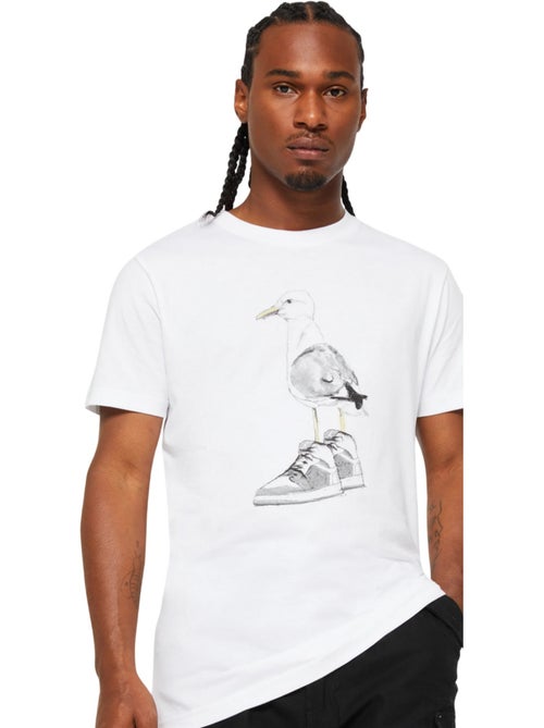 T-shirt motif/style mouette à baskets - mister tee - Kiabi