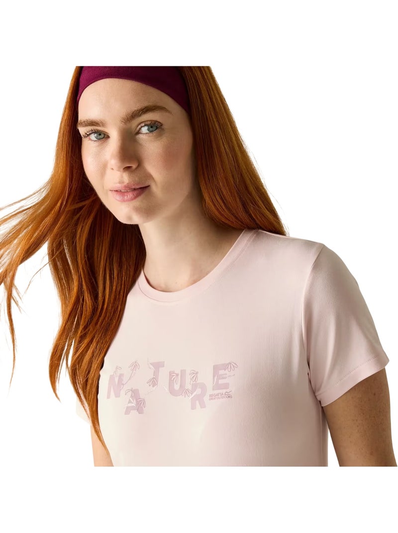 T-shirt motif/style nature fingal - regatta Rose pâle - Kiabi