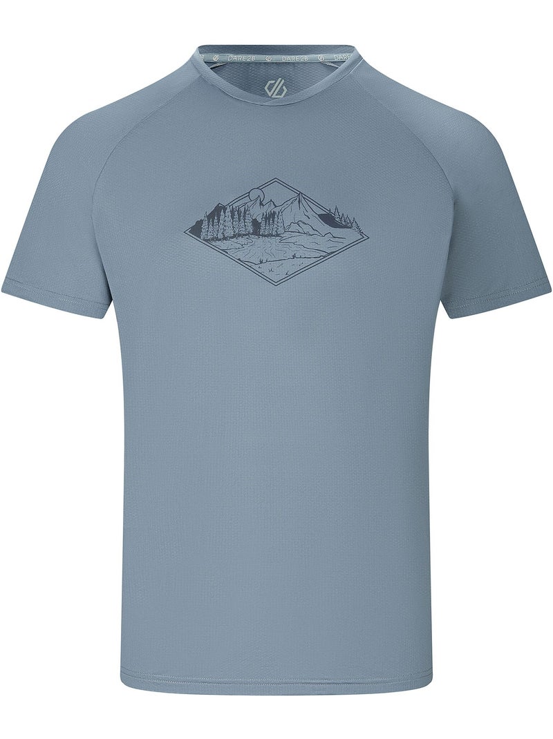 T-shirt motif/style nature tech - dare 2b Bleu polaire - Kiabi