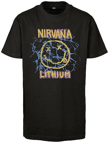 T-shirt motif/style nirvana lithium - mister tee