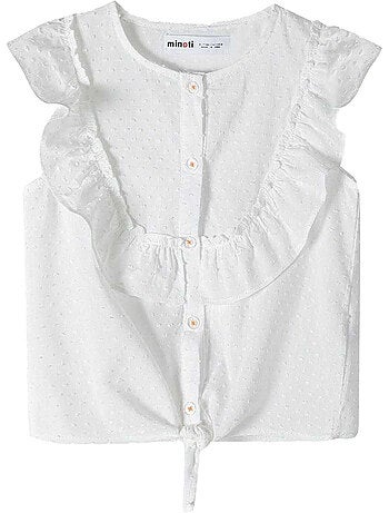 T-shirt motif/style nœud à l´avant - minoti