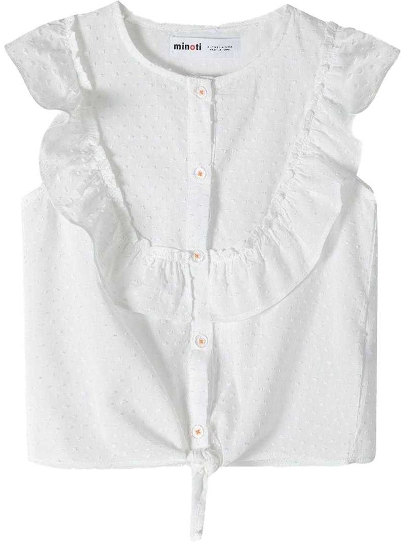 T-shirt motif/style nœud à l´avant - minoti Blanc - Kiabi