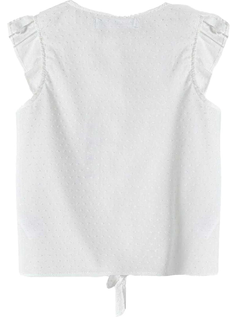 T-shirt motif/style nœud à l´avant - minoti Blanc - Kiabi