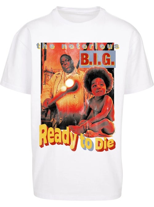 T-shirt motif/style notorious b.i.g. Ready to die - mister tee - Kiabi