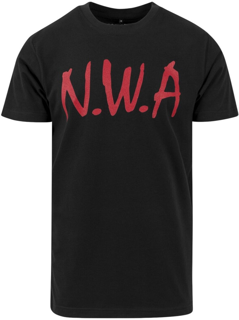 T-shirt motif/style n.w.a - mister tee Noir - Kiabi