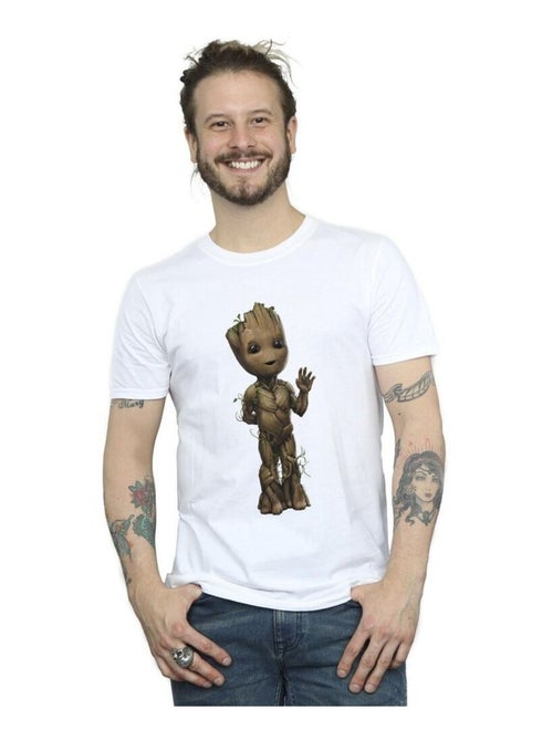 T-shirt motif/style ondulé am groot - marvel - Kiabi