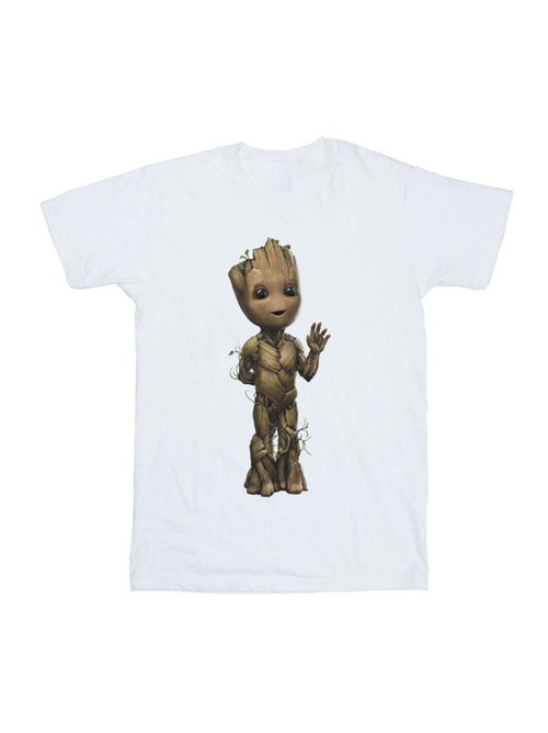 T-shirt motif/style ondulé am groot - marvel - Kiabi