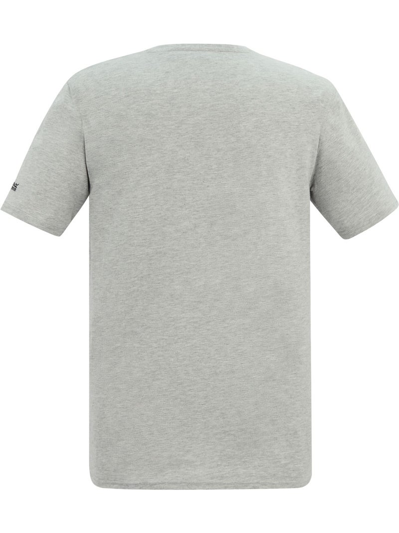 T-shirt motif/style palmier cline - regatta Gris chiné - Kiabi