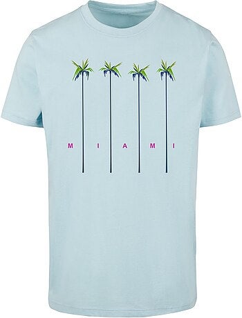 T-shirt motif/style palmier miami - mister tee