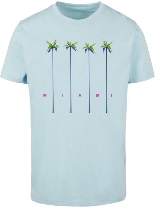 T-shirt motif/style palmier miami - mister tee - Kiabi T-shirt motif/style palmier miami - mister tee - Kiabi