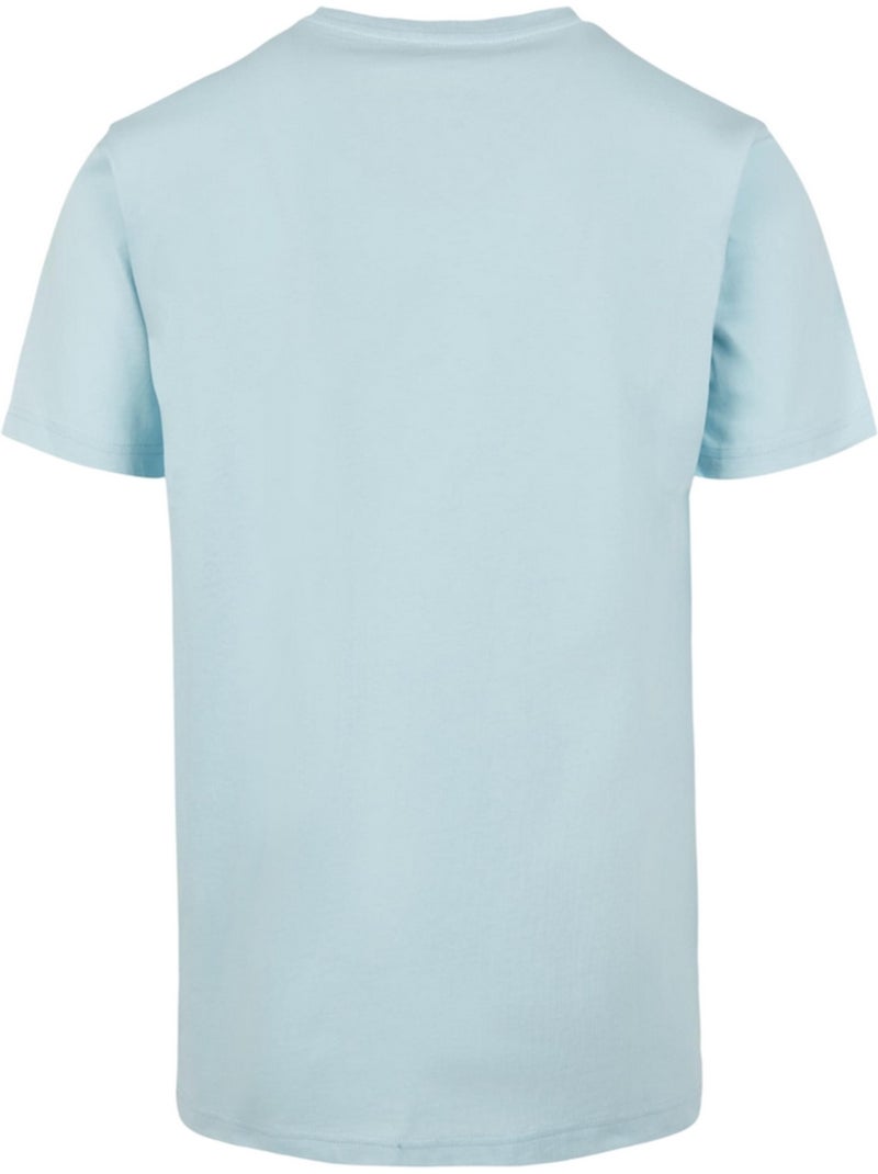T-shirt motif/style palmier miami - mister tee Bleu méditerranée - Kiabi