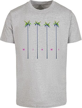 T-shirt motif/style palmier miami - mister tee