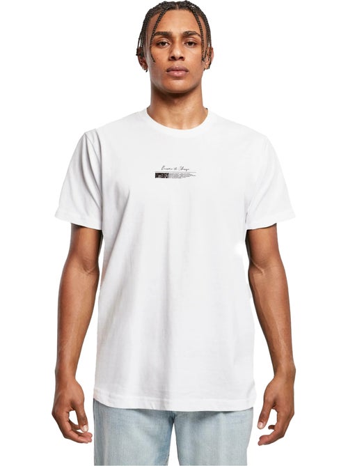 T-shirt motif/style papillon become the change 2.0 - mister tee - Kiabi
